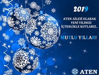 Aten Ailesi Olarak Yeni Yılınızı İçtenlikle Kutlarız. Mutlu Yıllar!
