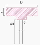 Mounted Points - Form A - Technical Drawing