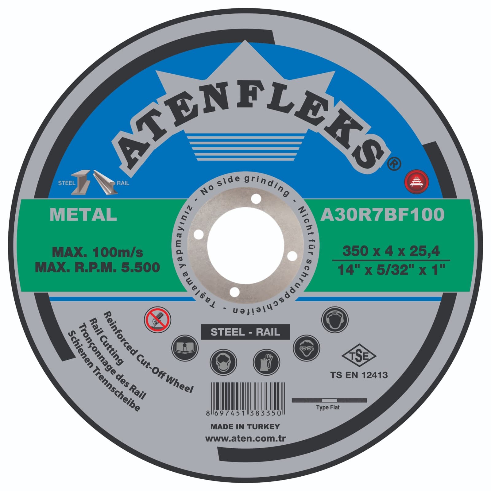 Rail Cut-Off Discs