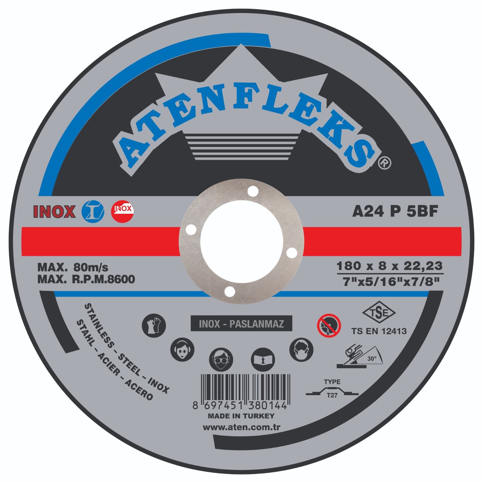 Grinding Discs For Inox