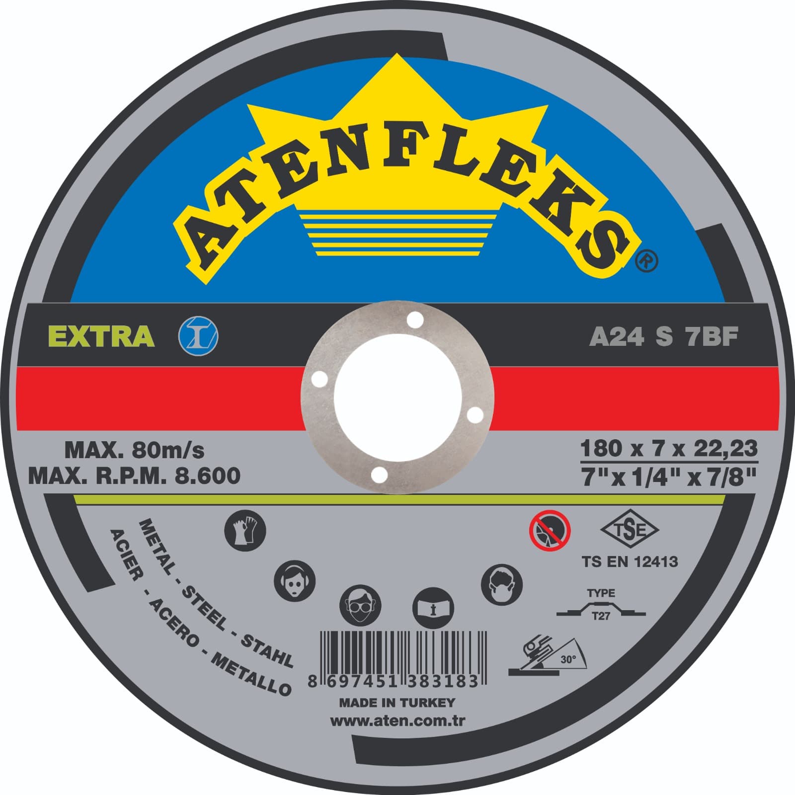 Grinding Discs For Metal - Type Extra