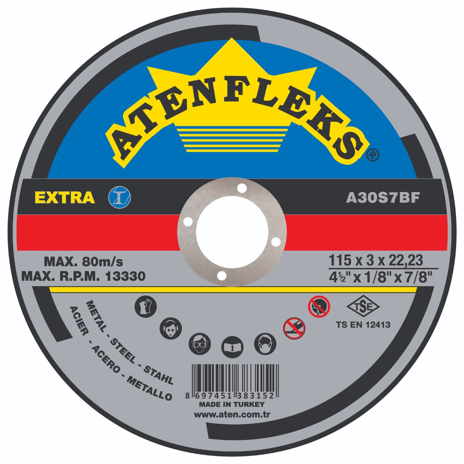 Cut-Off Discs for Metal - Type Extra